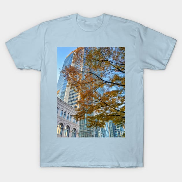 Fall in City T-Shirt by jvnimages